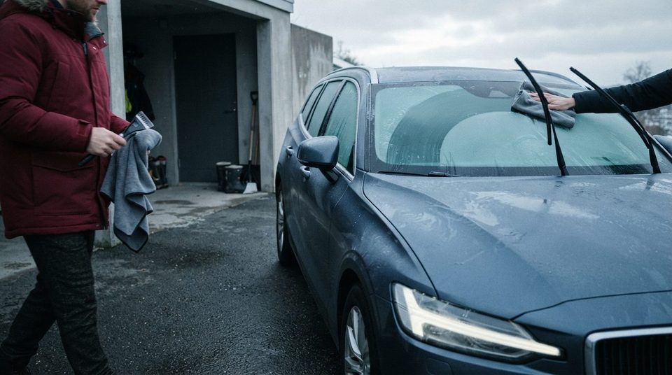 Illustrationsbillede: Kold bil om morgenen: varme og frie ruder i vinterhalvåret